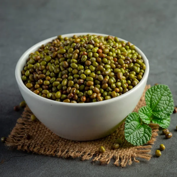 Moong Beans (Green Gram) powder and slices