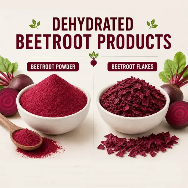 Dehydrated Beetroot powder and slices