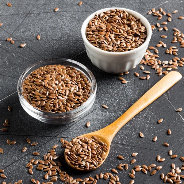 Linseed (Flax Seeds) powder and slices